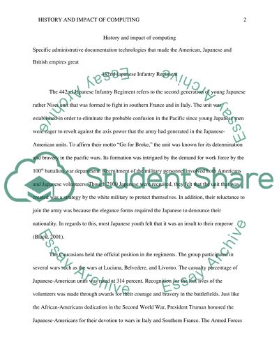 History and Impact of Computing