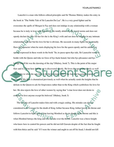 The Death of King Arthur by Sir Thomas Malory