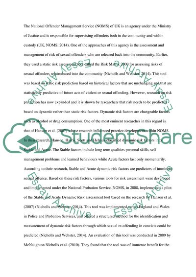Influence of the Knowledge Produced by Forensic Criminology
