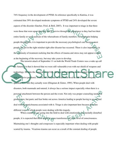 The Effects of Trauma on Clients and Counselors