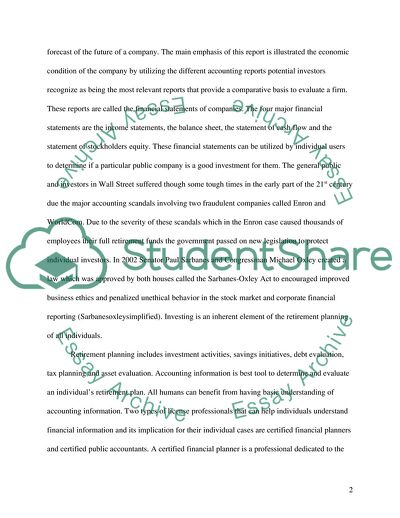 Impact of Accounting Information