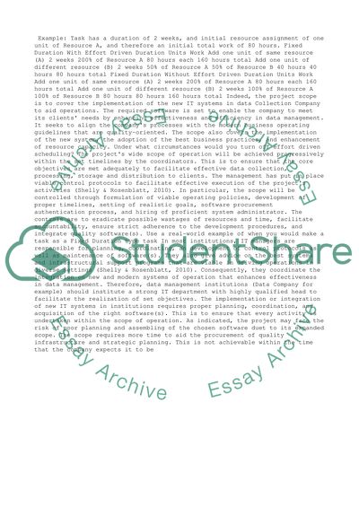 The Implementation of the New IT Systems