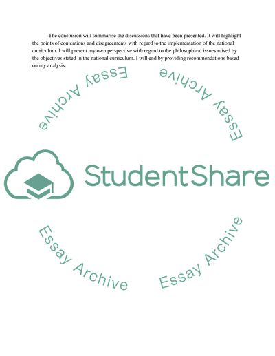 The National Curriculum