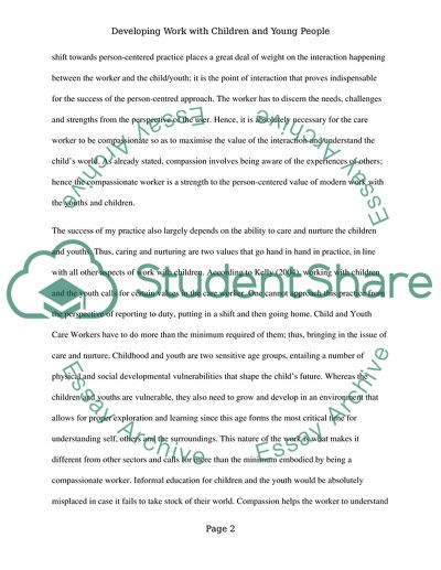 Developing work with children and young people