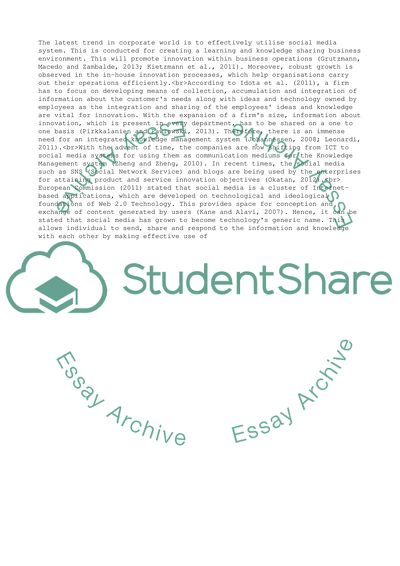 Social Networking Tools for Internal Communication in Large Organizations