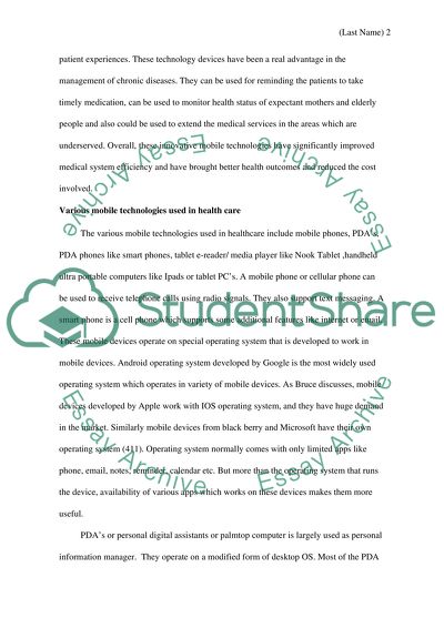 The Role of Mobile Health Devices in Healthcare