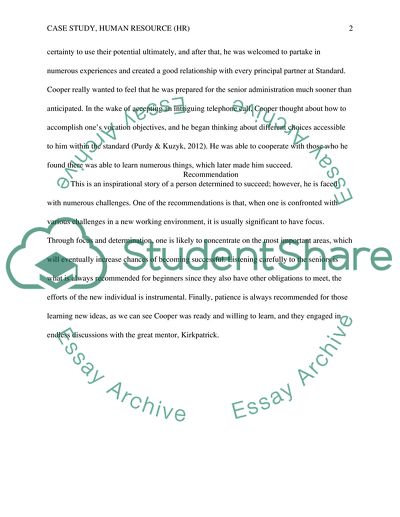 John Cooper and Human Resources