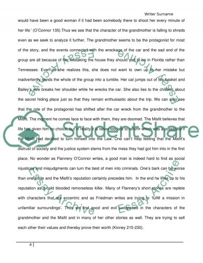 an analysis of a good man is hard to find a short story by flannery oconnor Table of contents page story 3 a good man is hard to find (flannery o'connor) 16 a rose for emily (william faulkner. an analysis of a good man is hard to find a short story by flannery oconnor Table of contents page story 3 a good man is hard to find (flannery o'connor) 16 a rose for emily (william faulkner.