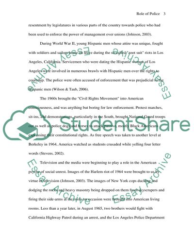 Democracy, Disorder and the Role of Police Executives