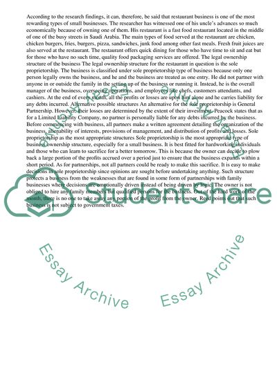 Restaurant Business as One of the Most Rewarding Type of Small Businesses