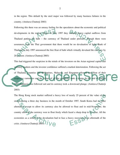 Competing Theories of the Asian Financial Crisis