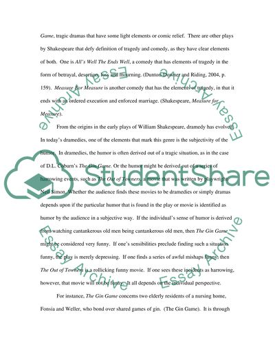 American Drama in the Era of Dramedy