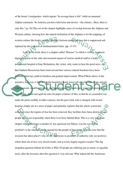 Book Revue Dexter Filkins, The Forever War. New York: Vintage Books, 2008