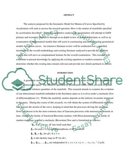 Geometric model for motion of curves specified by acceleration