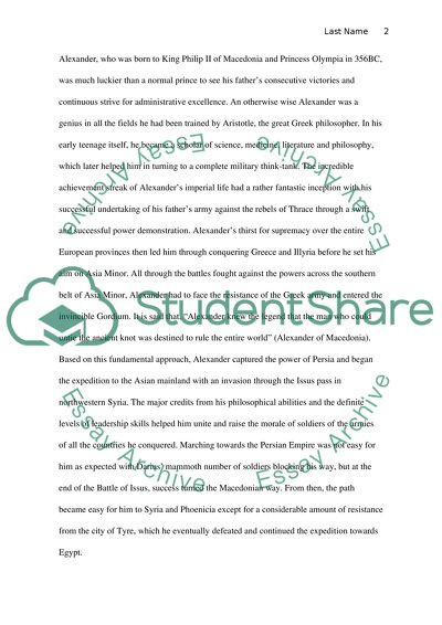 Alexander the Great: Vision Beyond Conquests