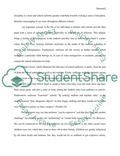 School Uniforms in Public Schools