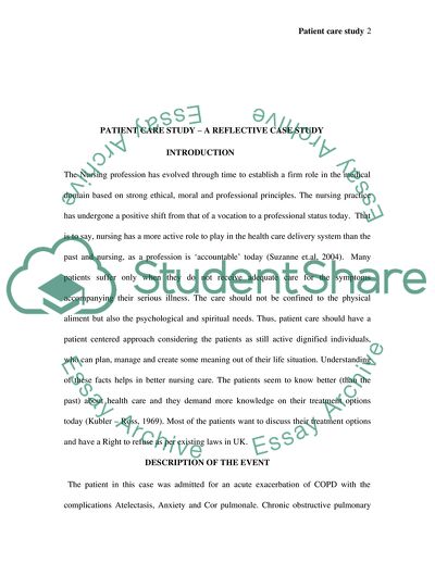 Patient Centered Nursing Care