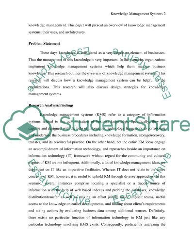 Knowledge-management-systems/applications