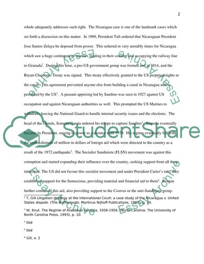 The right of self- defense in international law