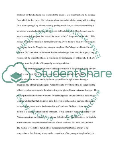 Chinua Achebes A Dead Mans Path