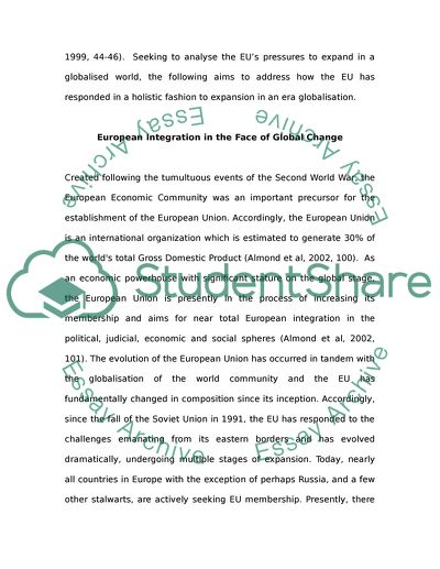 The EU Expansion Challenges