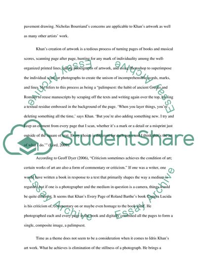 Idris Khans Photographic Practice