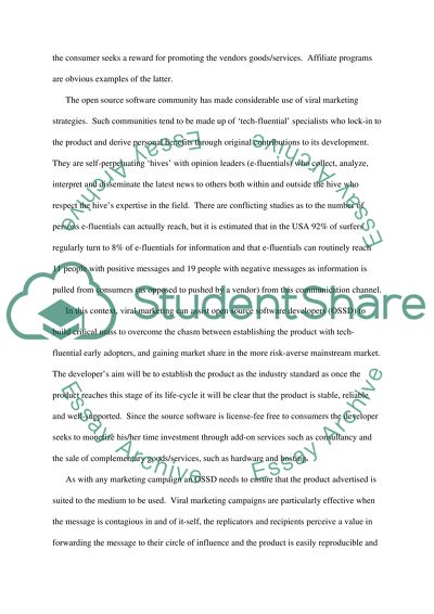 Summary Viral Marketing