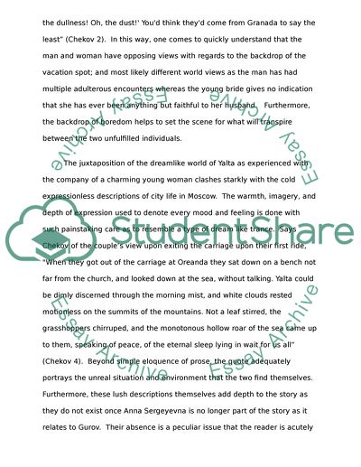 The Lady With the Dog