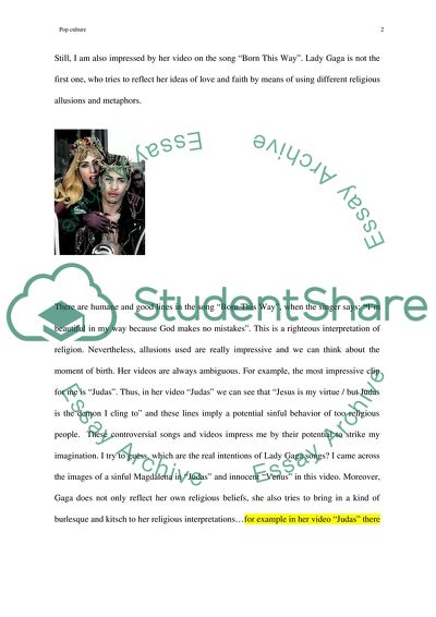 Religion in Todays Pop Culture - Pop Stars Spirit Search or Kitsch