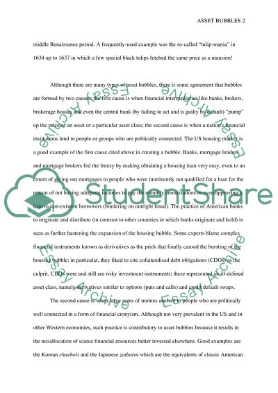 Should the Fed Intervene in Asset Bubbles