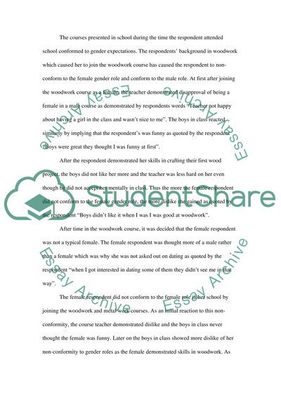 Distribution of Gender Roles