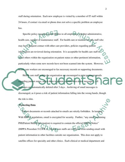 Email and Internet Usage Policies