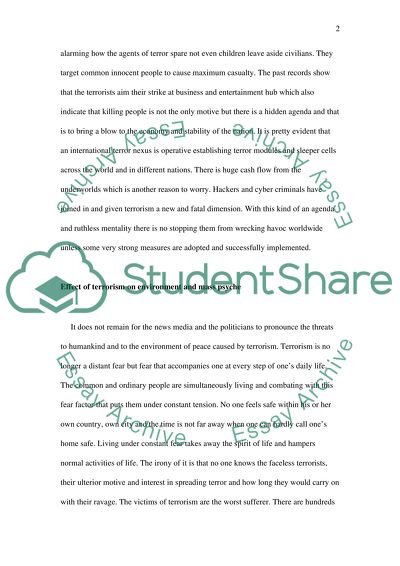 Terrorism and the News Media