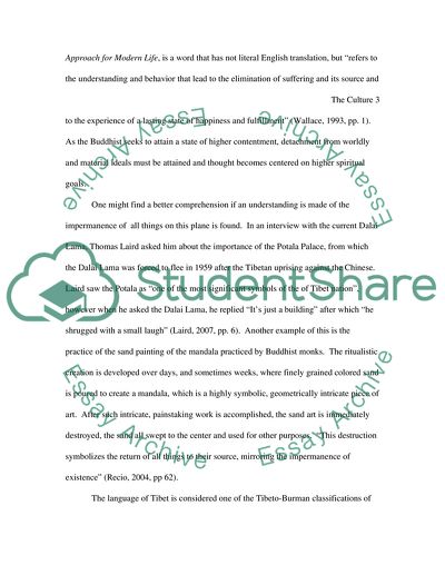 The Culture of Tibet: Heritage and Communication