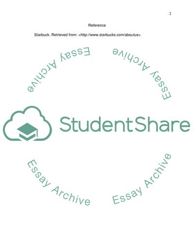 Starbuck competitive advantage