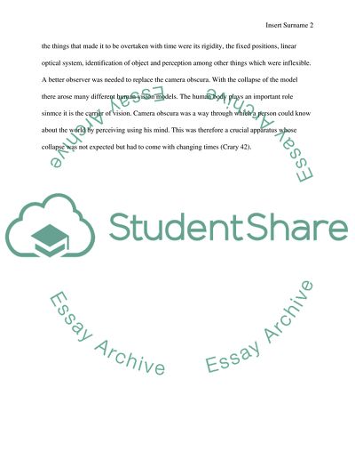 Modernizing Vision From Vision and Visuality 1988 by Crary