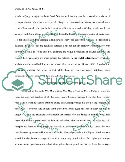 The Term of Conceptualization