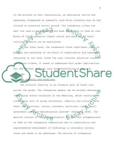 The Problem of Aboriginal Natives