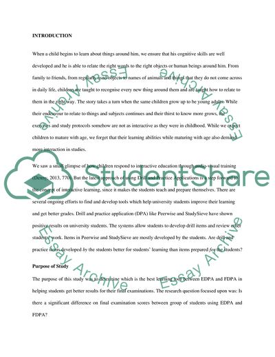 Comparing the Effect of EDPA and FDPA on University Students Examination Results