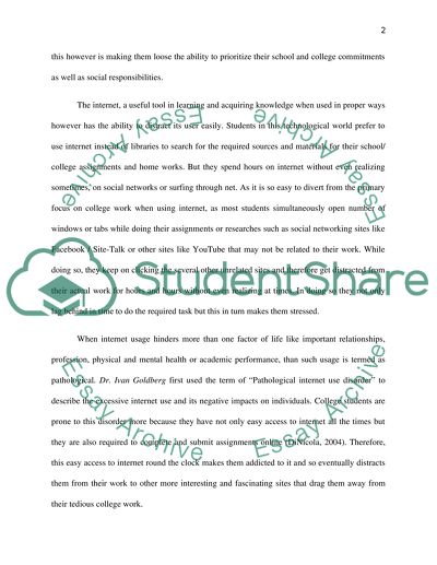 The Contribution of Technology to Student Stress