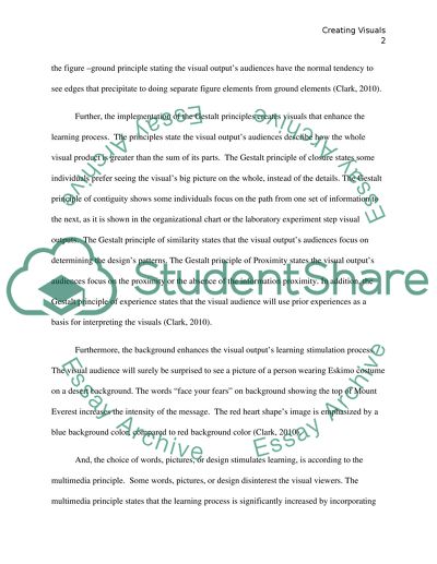 How do you create visuals that stimulate learning