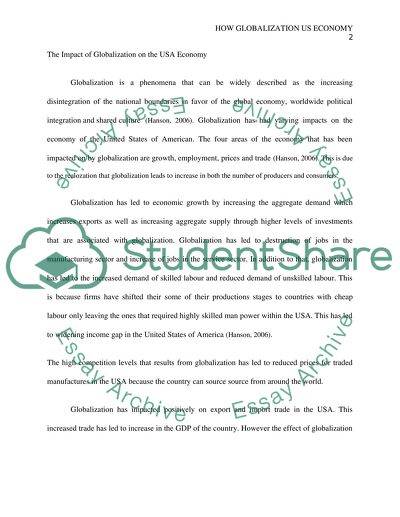 Ecconomic globalization