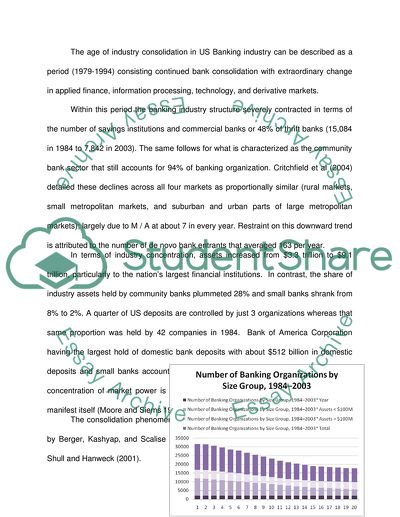 Consolidation of the US Banking Industry and Small Businesses