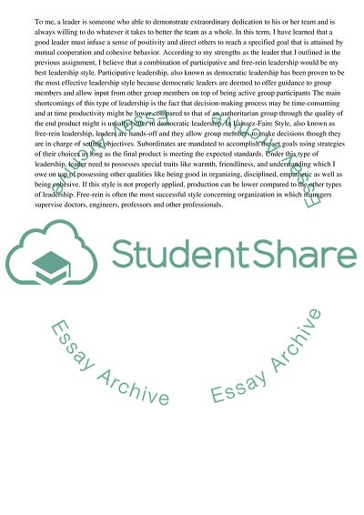 Creating a Successful Leadership Style