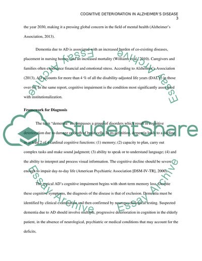 Alzheimer's research paper