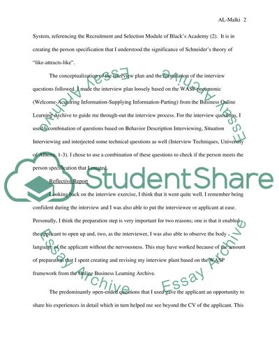 Recruitment and Selection