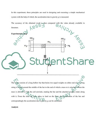 Application of the equations of motion