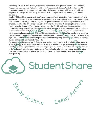 Performance Management Cycle