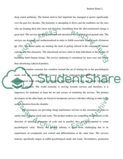 Is service Marketing Different from Product Marketing