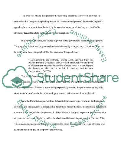 Our Unconstitutional Congress by Stephen Moore